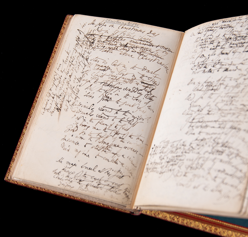 Lot 5082 Elizabeth Barrett Browning Important Autograph Manuscript Draft of Poems Before Congress, with Extensive Revisions