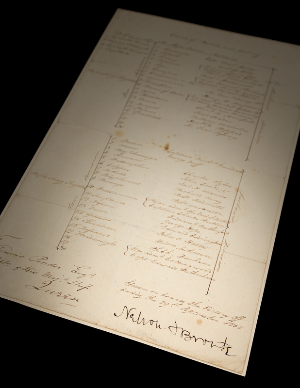 Lot 5047 Horatio Nelson Signed 