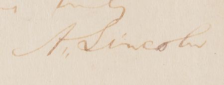 Lot #5019 Abraham Lincoln Examines Debate Claims Made by Opponent Stephen Douglas, Verifying a Republican Ally’s Stance “against the admission of any more Slave States” – “If his allegation be true, burn this without answering it” - Image 3