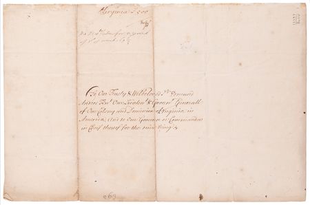 Lot #5044 King William's War: Archive of Letters and Documents Signed by King William III, Queen Mary II, and Colonial Governors of North America, for 