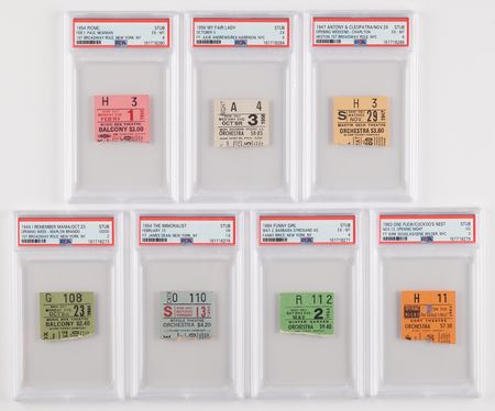 Lot #5102 Actors and Entertainers Collection of (40) Stage Milestone Tickets and Ticket Stubs - Image 2