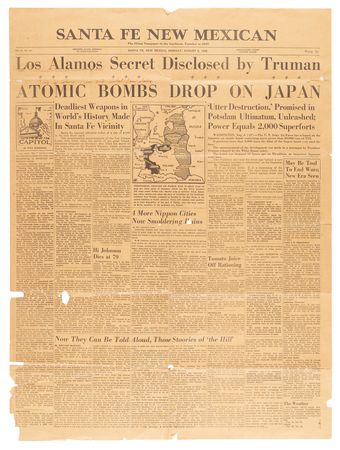 Lot #5057 Robert Oppenheimer Typed Letter Signed to a Manhattan Project Shop Technician on His “contribution to the development of the atomic bomb,