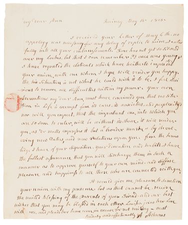 Lot #5016 Abigail Adams Autograph Letter Signed - 