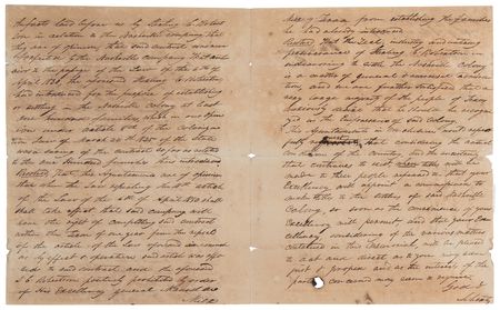 Lot #5038 William Barret Travis Document Signed - 1834 Texas Colonization Petition, a Legal Flashpoint on the Road to the Alamo - Image 3