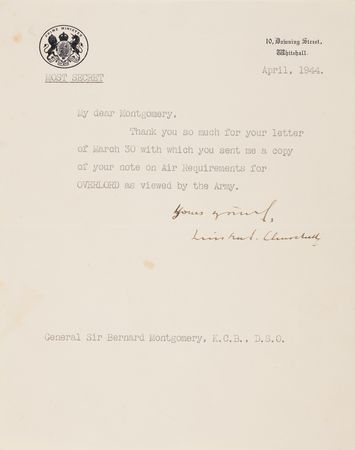 Lot #5052 Winston Churchill War-Dated 