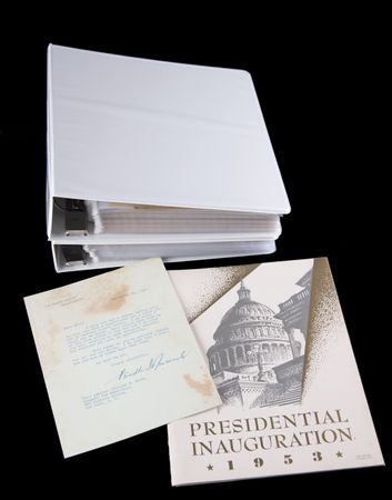 Lot #5025 Franklin D. Roosevelt and Dwight D.