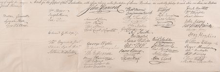 Lot #5001 Declaration of Independence: Force Print from W. J. Stone's Copperplate (c. 1833) - Image 2