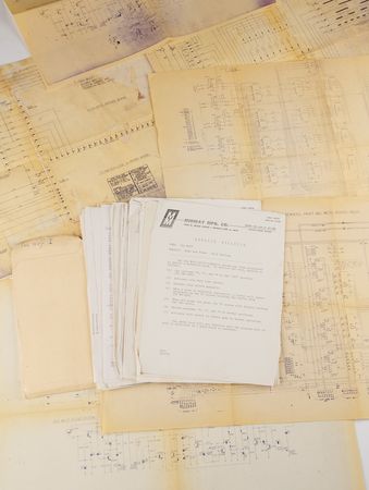 Lot #5071 Nutting Associates and Midway Early Engineering Archive of (100+) Schematics and Factory Documents for Wimbledon, Space Invaders, Sea Wolf, Gun Fight, Wizard of Wor, and More - Image 6