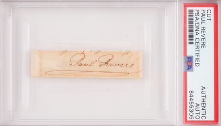 Lot #5006 Paul Revere Signature - Image 2