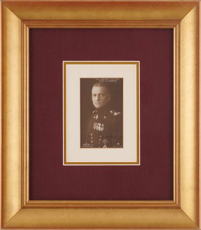 Lot #5050 Manfred von Richthofen (‘The Red Baron’) Signed Photograph - Image 1