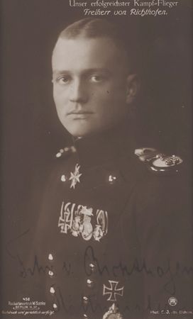 Lot #5050 Manfred von Richthofen (?The Red Baron?) Signed Photograph - Image 1