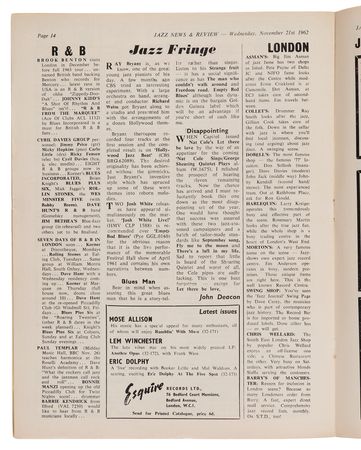 Lot #5092 Rolling Stones Collection of (11) Jazz News and Jazz News & Review Issues Documenting the Band's Earliest Months (1962–1963) - Image 10