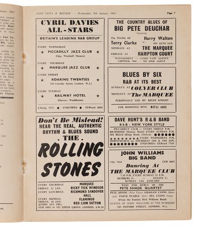 Lot #5092 Rolling Stones Collection of (11) Jazz News and Jazz News & Review Issues Documenting the Band's Earliest Months (1962–1963) - Image 13