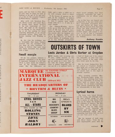 Lot #5092 Rolling Stones Collection of (11) Jazz News and Jazz News & Review Issues Documenting the Band's Earliest Months (1962–1963) - Image 16