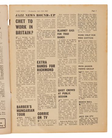 Lot #5092 Rolling Stones Collection of (11) Jazz News and Jazz News & Review Issues Documenting the Band's Earliest Months (1962–1963) - Image 4