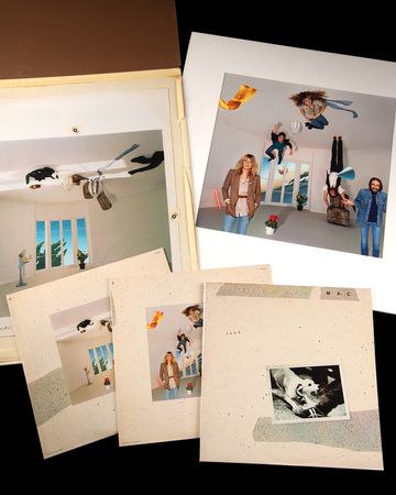 Lot #5098 Fleetwood Mac (2) Original ‘Tusk’ Inner Sleeve Production Photographic Collages by Jayme Odgers - Image 1