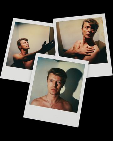 Lot #5099 David Bowie (3) Original Polaroids by Mick Haggerty for Bowie's Tonight Album - Image 1