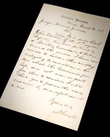 Lot #5021 Abraham Lincoln Civil War Autograph Letter Signed, Ordering the Review of a Court-Martial Conviction for “strong mitigating circumstances” (March 18, 1863) - Image 1
