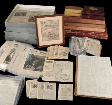 Lot #5113 America in the Headlines: Important Archive of (343) 18th and 19th-Century Newspapers and Magazines, Covering Colonial Affairs, Early American History, and the Old West - Image 2