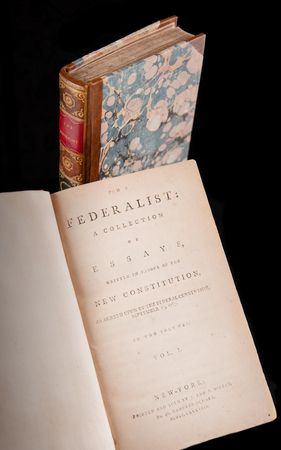 Lot #5009 The Federalist Papers by Alexander