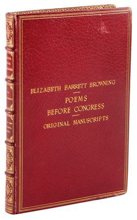Lot #5082 Elizabeth Barrett Browning Important Autograph Manuscript Draft of Poems Before Congress, with Extensive Revisions - Image 2