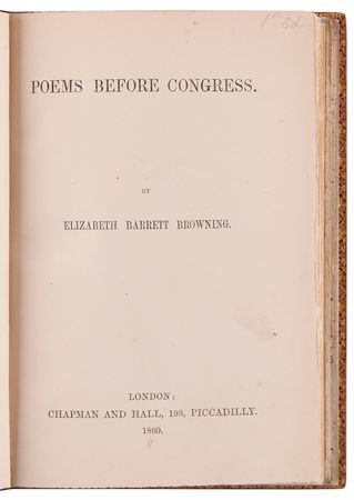 Lot #5082 Elizabeth Barrett Browning Important Autograph Manuscript Draft of Poems Before Congress, with Extensive Revisions - Image 5