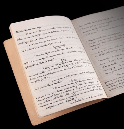 Lot #5084 Arthur Conan Doyle Handwritten Spiritualism Casebook - 40+ Pages on Mediums, Seances, and Automatic Writing - Image 1