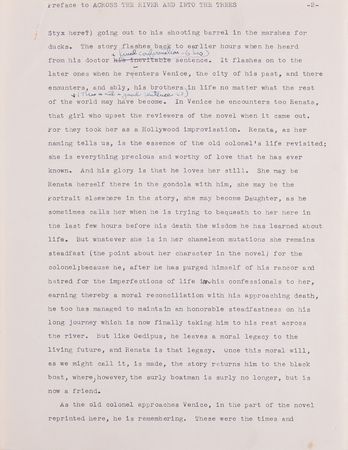 Lot #5085 Ernest Hemingway Hand-Annotated Anthology Manuscript (60+ Pages), Carrying His Commentary on A Farewell to Arms, Death in the Afternoon, For Whom the Bell Tolls, and The Old Man and the Sea - Image 5