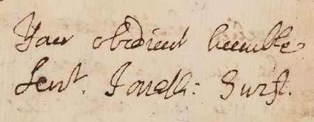 Lot #5081 Jonathan Swift Autograph Letter Signed, Complaining About 