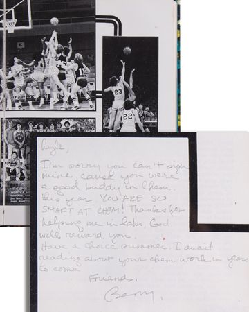 Lot #5030 Barack Obama Signed 1978 Punahou High