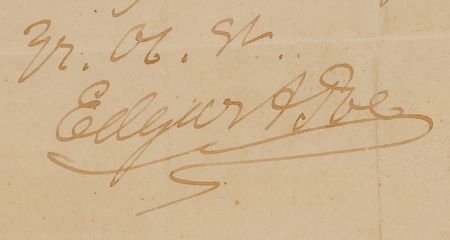 Lot #5083 Edgar Allan Poe Autograph Letter Signed, Delaying His Literary Dream: 