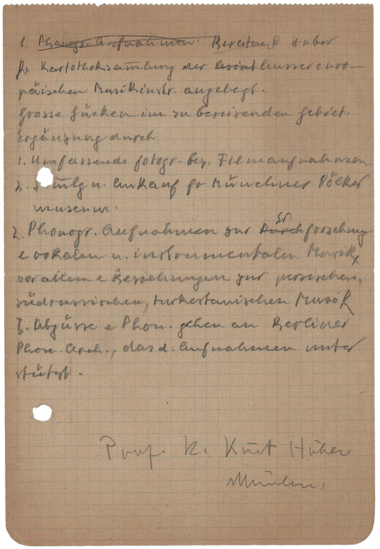 Lot 241 Kurt Huber Rare Autograph Manuscript Signed