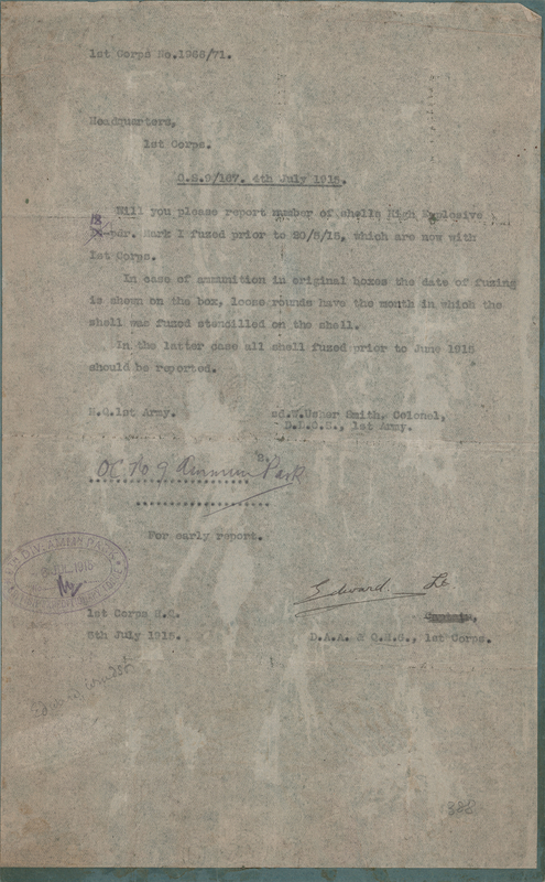 Lot 174 King Edward VIII World War I-Dated Document Signed