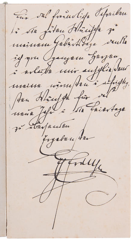 Lot 140 Franz Ferdinand Autograph Note Signed