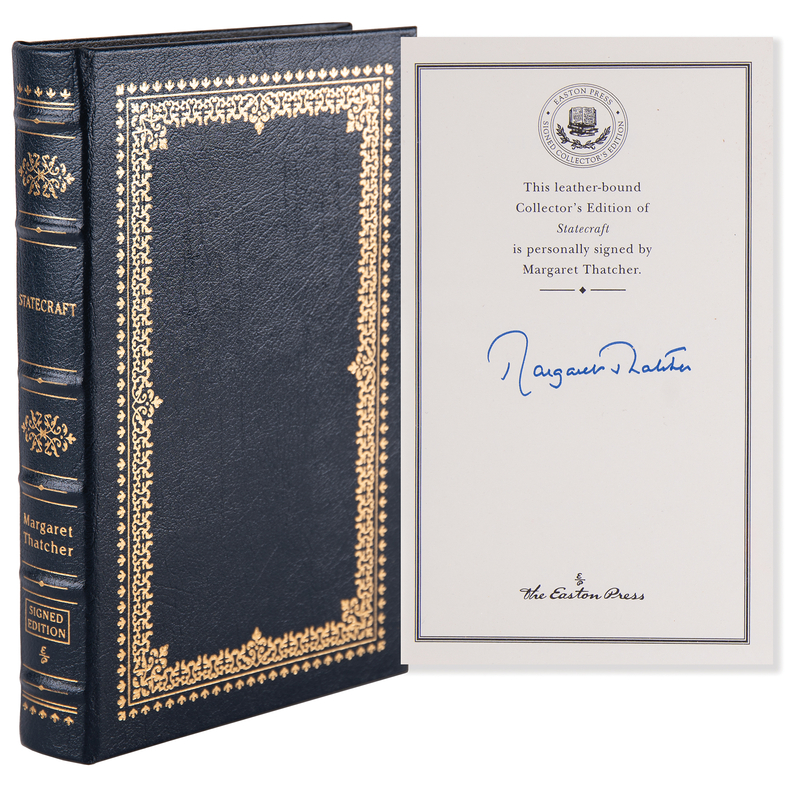 Lot 147 Margaret Thatcher Signed Book - Statecraft
