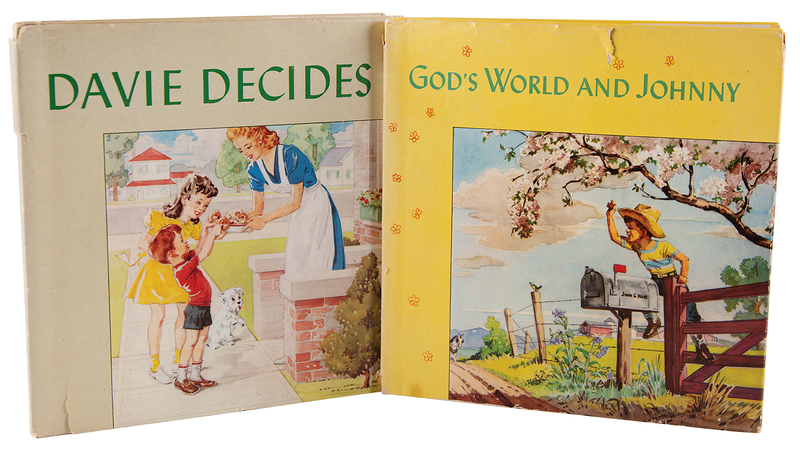 Lot 437 J. Edgar Hoover's (2) Children's Presentation Books from Dorothy Westlake Andrews