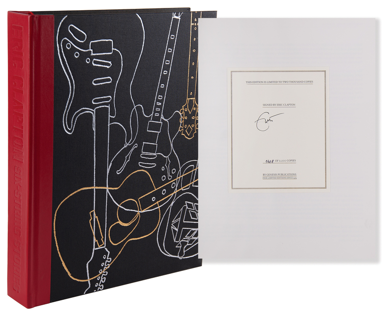 Lot 593 Eric Clapton Signed Book - Six String Stories: The Crossroads Guitars (Ltd. Ed. #1418/2000)