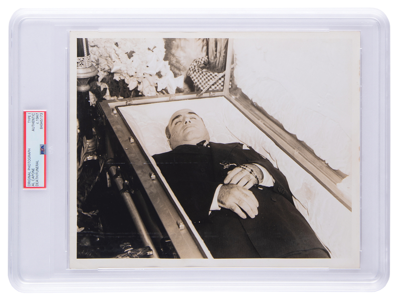 Lot 349 Al Capone Original Photograph - PSA Type I