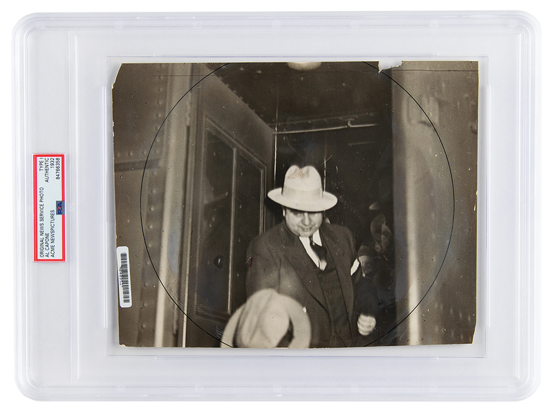 Lot 348 Al Capone Original Photograph - PSA Type I
