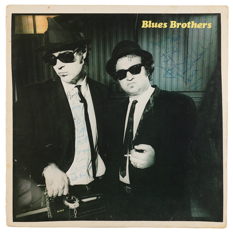 Lot 684 John Belushi and Dan Aykroyd Signed 'Blues Brothers' Album - Briefcase Full of Blues