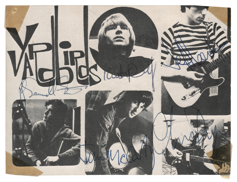 Lot 660 Yardbirds Signed Photograph with Jeff Beck