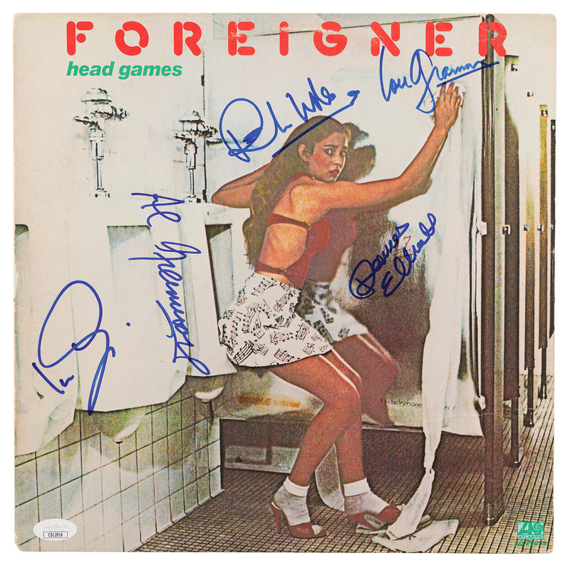 Lot 606 Foreigner Signed Album - Head Games