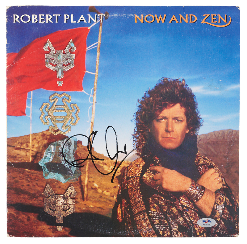 Lot 623 Led Zeppelin: Robert Plant Signed Album - Now and Zen