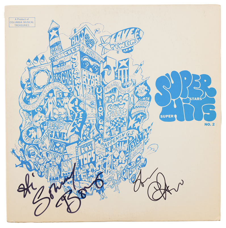 Lot 669 Sonny and Cher Signed Album - Super Stars Super Hits No. 2
