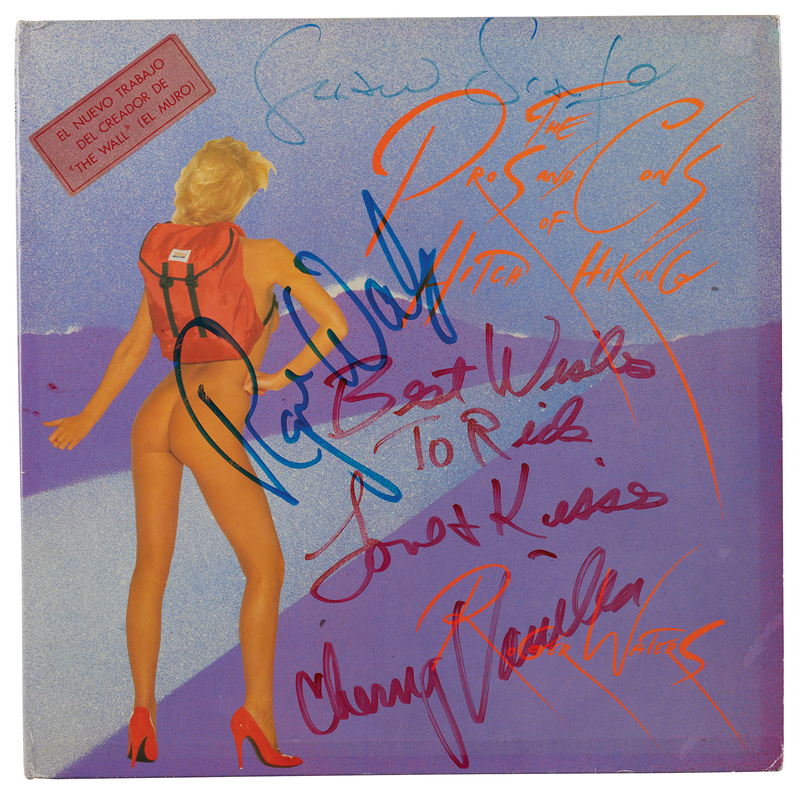 Lot 639 Pink Floyd: Roger Waters Signed Album - The Pros and Cons of Hitch Hiking