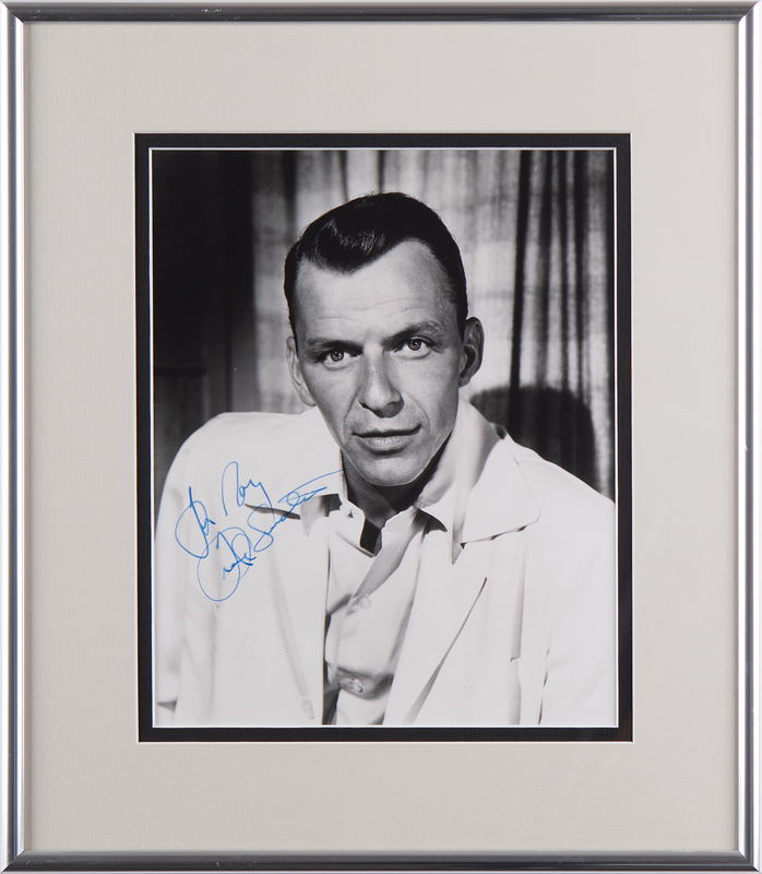Lot 738 Frank Sinatra Signed Photograph