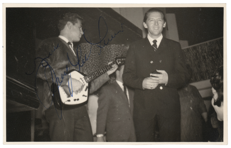 Lot 626 Jerry Lee Lewis Signed Candid Photograph