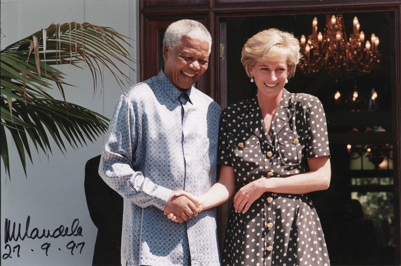 Lot 244 Nelson Mandela Signed Photograph