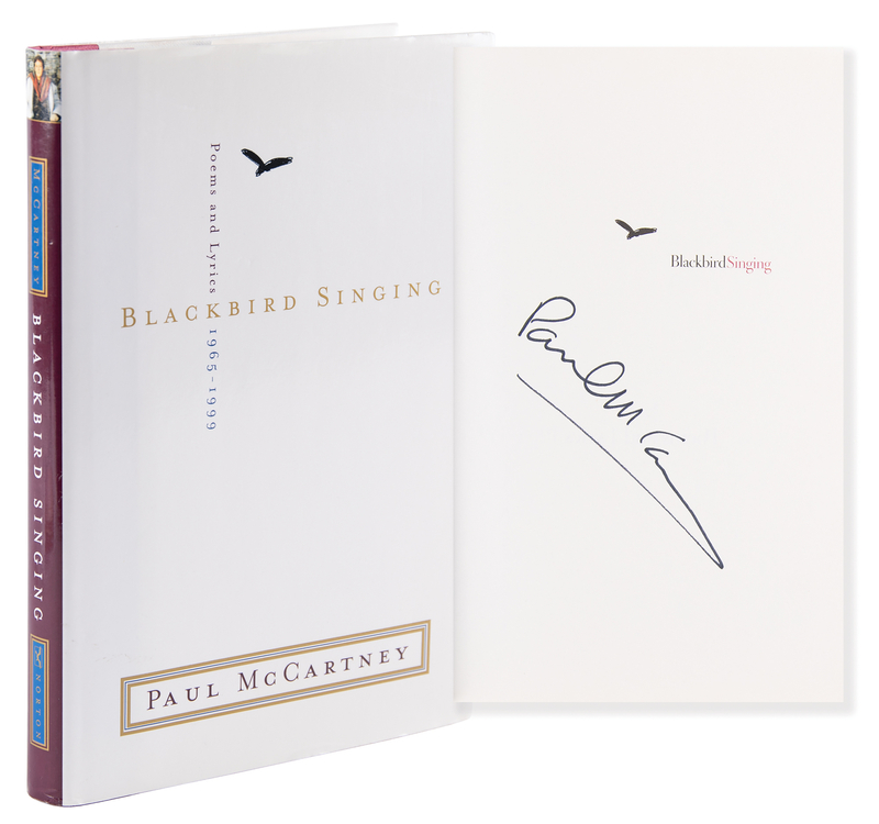 Lot 587 Beatles: Paul McCartney Signed Book - Blackbird Singing: Poems and Lyrics, 1965–1999
