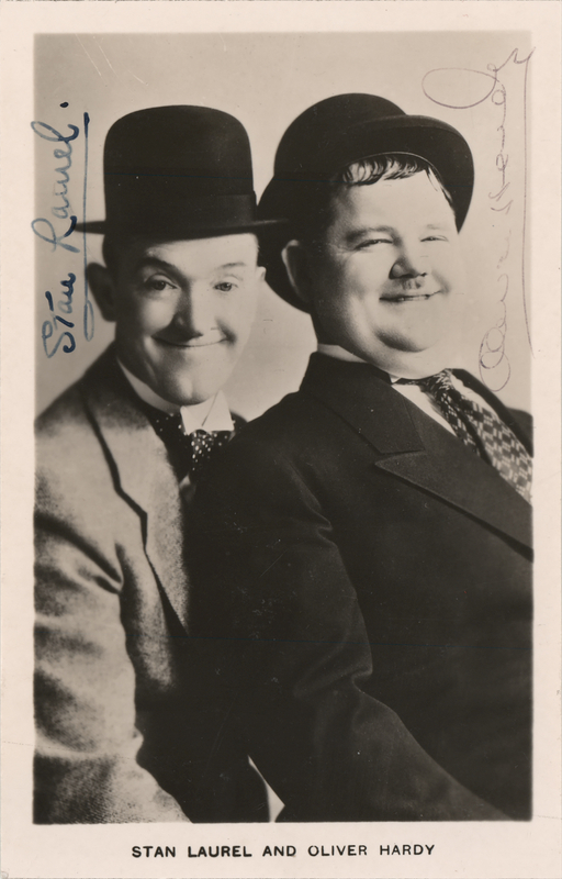 Lot 718 Laurel and Hardy Signed Photograph